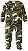 Komar Kids Little Boys' Camo Fleece Footed Blanket Sleeper