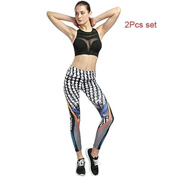 YJTZGG-H Ropa de Yoga Ropa Deportiva para Mujer Conjunto De ...