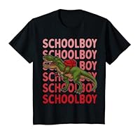 Kids First Grade T-Rex ”School Boy” Dino 1st Day Of School Cool T-Shirt
