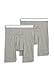Jockey Men's Underwear Pouch Midway Brief - 2 Pack, grey heather, XL