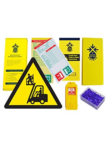 Good to Go Safety 51349 Forklift Working Platform Weekly Kit (1 tag, 100 seals, 2 Check Books and 1 wallet with pen)