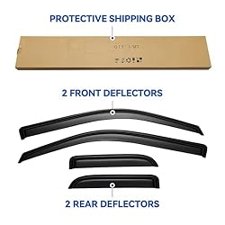 Window Visors Rain Guards for 2004-2014 Ford F150