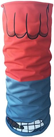DryBuff Unique Two Way Design. One Buff - Two Characters. Can Serve as Outdoor Face Shield,Mask,Headband,Bandana,Neck Gaiter,Balaclava,Neck Warmer,Helmet Liner and Scarf (Bender &amp; Zoidberg)