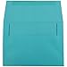 JAM PAPER A7 Colored Invitation Envelopes - 5 1/4 x 7 1/4 - Sea Blue Recycled - 25/Pack