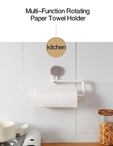 Large Paper Towel Holder Wall Mount Under Cabinet Kitchen Hanging Toilet Paper Towel Holder Gifts For Women & Men