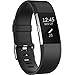 GEAK Compatible with Fitbit Charge 2 Bands, Soft Accessory Replacement Wristband Strap with Secure Metal Clasp for Fitbit Charge 2, Small Classic Black