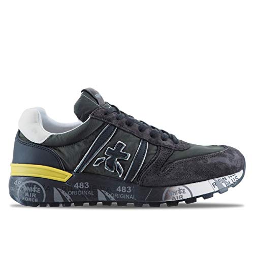 Premiata | Men's Grey Lander Sneaker | PRE_Lander_3244-41
