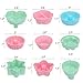 Houswill 27 Pcs Reusable Silicone Cupcake Baking Cups /Muffin and Cupcake , Silicone Cupcake Liners, Non-Stick Muffin Cups Molds, Including Round, Donut, -9 Shape / Flower Food Grade Silicone