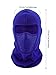 Balaclava Face Mask Motorcycle Mask Windproof Plush Thermal Camouflage Fishing Cap Face Cover for Sun Dust Protection (Black+Gray+Royal Blue, 3 Pieces)