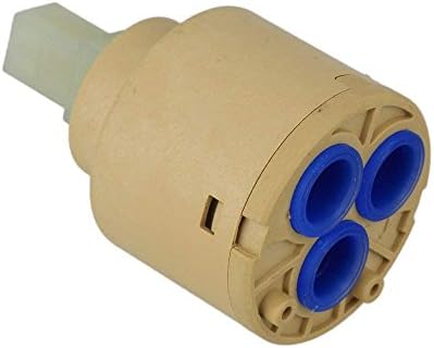 Replacement 40mm Ceramic Disc Plastic Bath Basin Shower Lever Mixer Tap Inner Cartridge (35mm)