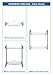 MODONA Corner Glass Shelf with Rail – Satin Nickel – Oval Series - 5 Year Warrantee