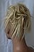 CAISHA XXL Hairpiece Scrunchie Updo Voluminous Slightly Wavy Messy Bun Light Blonde Mix G22F