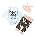 Clothes Set ,BeautyVan Kid Xmas Newborn Baby Girl Romper Bodysuit+Pants Hairband Clothes Outfits Set (12M, White)