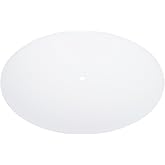 PATIKIL Lampshade Diffuser, 13.5" Diameter with 3/8" Center Hole Round Diffuser for Drum Lampshades Pendants Light Fits 14-16" Openings, Frosted White