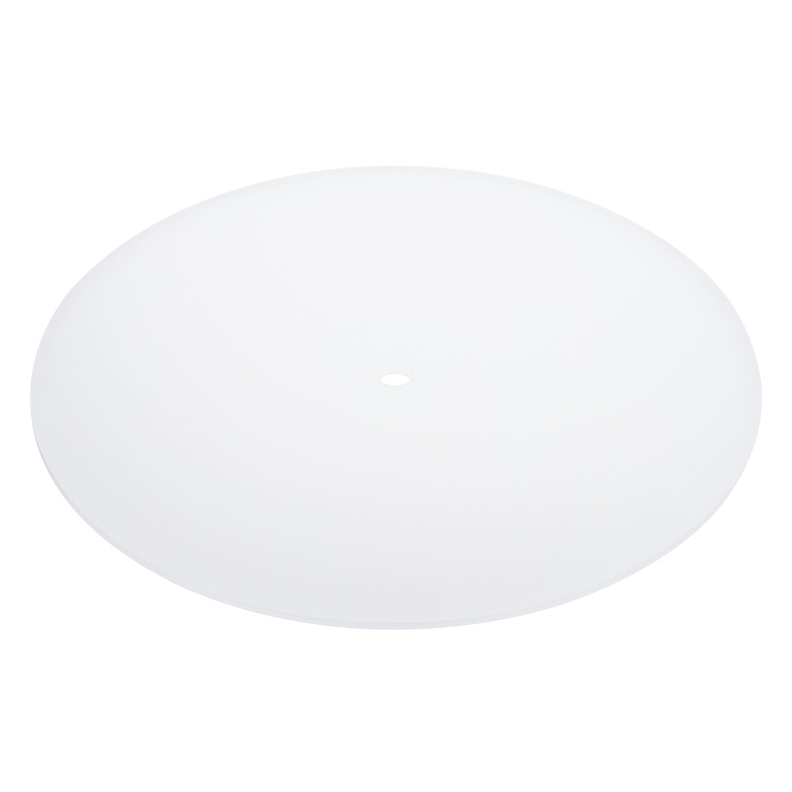 Photo 1 of PATIKIL Lampshade Diffuser, 13.5" Diameter with 3/8" Center Hole Round Diffuser for Drum Lampshades Pendants Light Fits 14-16" Openings, Frosted White
