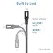 iPhone 11 Charger, ESR USB C to Lightning Cable, [6.6ft MFi-Certified], Braided Nylon Power Delivery Fast Charging for iPhone 11/11 Pro/11 Pro Max/XR/XS Max/XS/X/8, for Use with Type-C Chargers, Black