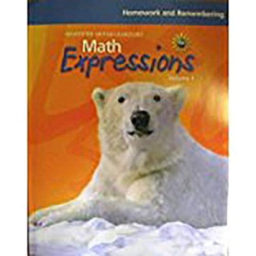 Math Expressions Homework and Remembering Consumable Volume 1 Level 4
