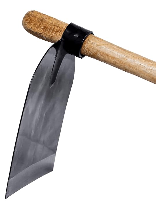 HAAY Tools, Garden Hoe & Spade Heavy Duty Long Handle – Digging & Draw Hoe Garden Tool for Weeding, Raking & Soil Cultivation, Gardening Hoe, Garden Rake & Hand Tools, (Hoe Head Only)