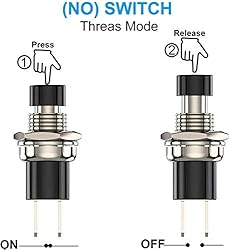 Gebildet 10pcs 7mm 3V-6V-12V-24V-230V/1A Prewired