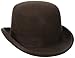 Stacy Adams Men's Wool Derby Hat, Brown, X-Large