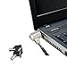 Bodyguard Laptop Lock - Two Keys with 6.5 Foot Sturdy Security Cable - Theft Deterrent,Laptop Cable Lock for Desktops, Laptops and Projectors