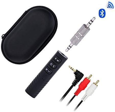 Bluetooth Receiver,Bluetooth 4.0 Portable Car Kits Audio Adapter Hands Free Calling Built-in Mic for Car Audio, Wired Headphones, Speaker, AUX Home Sound System,LiBangTai