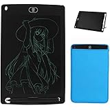 Greatlong 8.5 Inch LCD Writing Tablet Doodle Pads for Kids， Electronic Writing Drawing Board for Adults，Digital Handwriting Notes Use for School Home and Office(Black)，Free Blue Neoprene Sleeve Bag