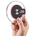 Raynic Orchid II Qi wireless charger for Samsung S6/S6 Edge, Note 5,Nexus 4/5/6/7, Nokia Lumia 920, LG All Qi-Enabled Devices Unique Silicone Painting Anti-slip Phone Charge Pad Output 1.5A (black)