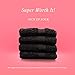 Luxor Linens Makeup Eraser and Remover Cosmetic Towels- Soft, Absorbent and Elegant Wash Cloth- Hello, Gorgeous Towel Collection - Set of 4