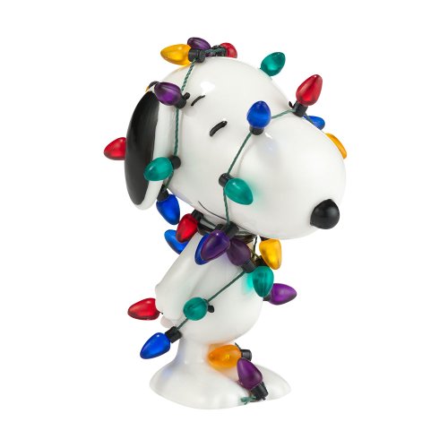 Department 56 Peanuts Christmas Canine Figurine, 3-Inch