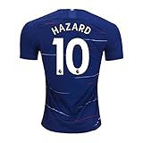 Chelsea Home Mens #10 Hazard Soccer Jersey 2018-2019 Season Blue
