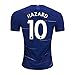 Chelsea Home Mens #10 Hazard Soccer Jersey 2018-2019 Season Blue
