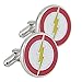 Zealmer Flash Cuff Links 316L Stainless Steel for Men Business Wedding 1 Pair