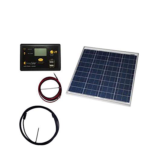 Grape Solar GS-50-KIT Off-Grid Solar Panel Kit, 50W