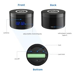 Spy Camera Wireless Charger, HD 1080P WiFi Hidden