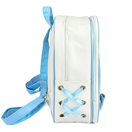 SteamedBun Ita Bag Candy Leather Backpack Bowknot Transparent Beach Girls School Bag - Thumbnail 3