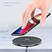 Wireless Charger,Qi Certified Ultra-Slim 5W Wireless Charger Pad Compatible with iPhone Xs Max/XS/XR/X/8/8 Plus, Galaxy S9/S9+/S8/S8+/Note 8/7/s7/s7 Edge and All Qi-Enable Devices (No AC Adapte
