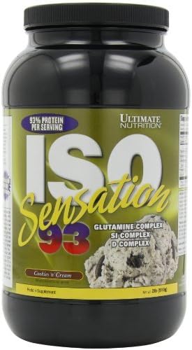 ULTIMATE NUTRITION ISO Sensation, Cookies n' Cream, 2lb Tub by Ultimate Nutrition ISO