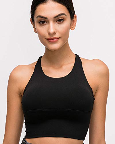 Yxiuexur-Womens-Sports-Bra-Medium-Support-Strappy-Back-Cropped-Tank-Tops-Padded-Workout-Yoga-Longline-Bra