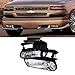 Avec Brand 99-02 Silverado 1500 2500 OES clear fog lamp lights replacement pair set 1999 2000 2001 2001