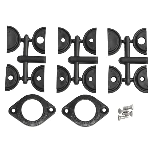 YakAttack GridLoc Through Hull Wiring Kits for Device Battery Connections | Kayak Fishing & Track Mount Accessories