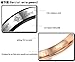 Dreamslink His or Hers (Priced Separate) Forever Love Black & Rose Gold Plated Stainless Steel Titanium Wedding Band Couple Rings(Available Sizes 5 to 12)