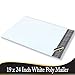 50 pack of Mighty Gadget (R) Poly Mailers 19x24 inch Shipping Envelopes Bags (White)