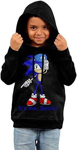 TuTuSwear Unisex Toddler Hooded Sweatshirt It's Me SONIC Hoodie Black
