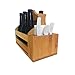 Proper Pour Bamboo Beer Carrier: /Caddy/Holder, Comes With Two Beer Flights, Holder, Mounted Bottle Opener | Unique Christmas Gift | Beer Drinker Gift | 6-Pack Tote