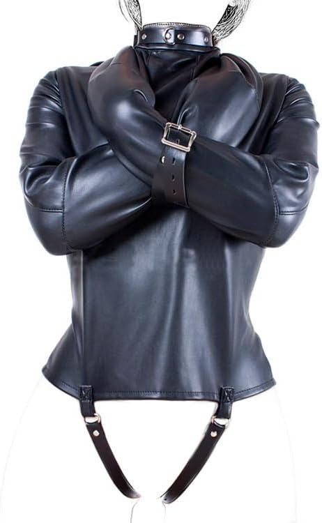 Amazon.com: H1E-SIX BDSM Leather Straight jacket,Restraint Heavy