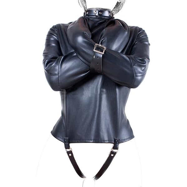 Amazon.com: H1E-SIX BDSM Leather Straight jacket,Restraint Heavy