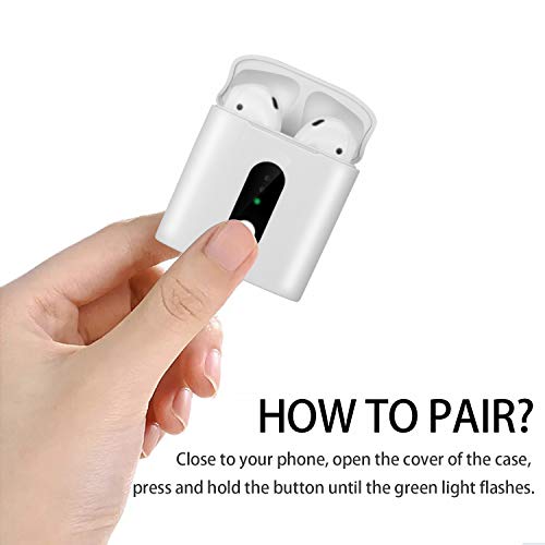 BLANDSTRS Airpods Wireless Charging Case with Bluetooth Pairing Sync