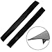 Black Stove Counter Gap Covers, Flexible Silicone Gap Caps, Seal the Gap Next to your Stove, McClure's Gap Seals, Set of 2