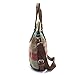 OURBAG Women Canvas Stripe Handbag Cross body Shoulder Bags Tote Satchel Messenger Bag Colorful